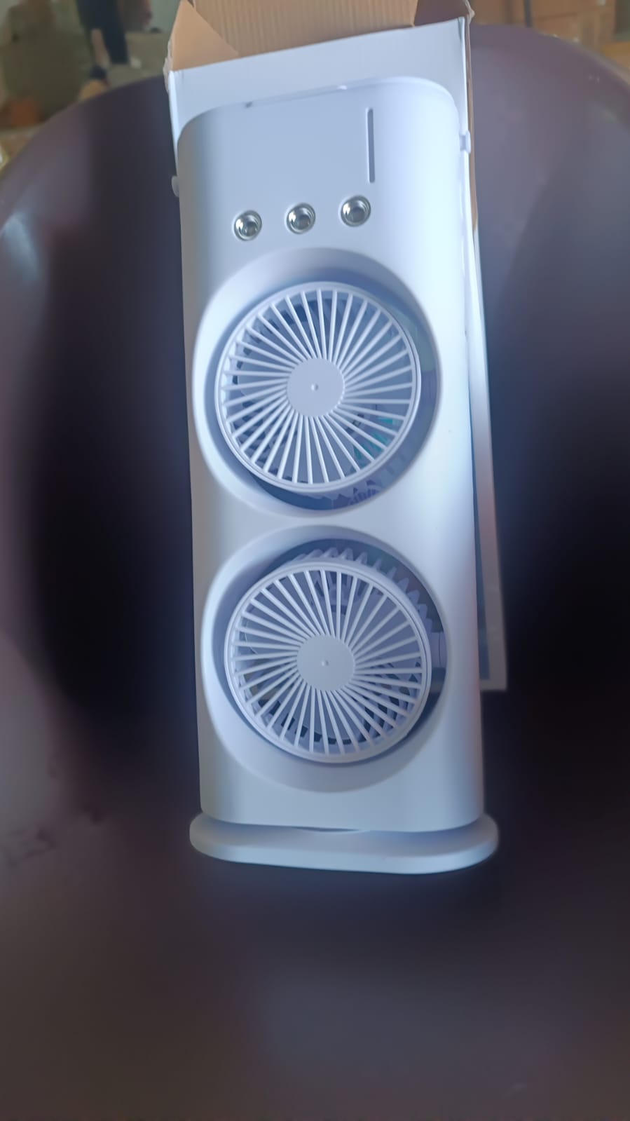 Portable Tower Mist Spray Cooling Fan, Air Cooling Fan (1 Pc)