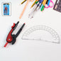 Ergonomic 2 Pc Compass Geometry Kit with Pencil Grip
