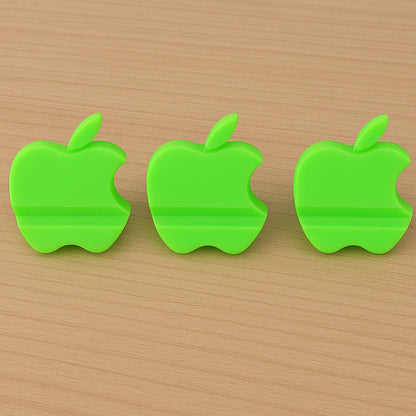 Apple-Shaped Plastic Mobile Phone Holder (3 Pc & mix color)