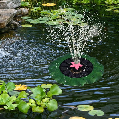 Decorative Solar-Powered Floating Water Fountain Pump