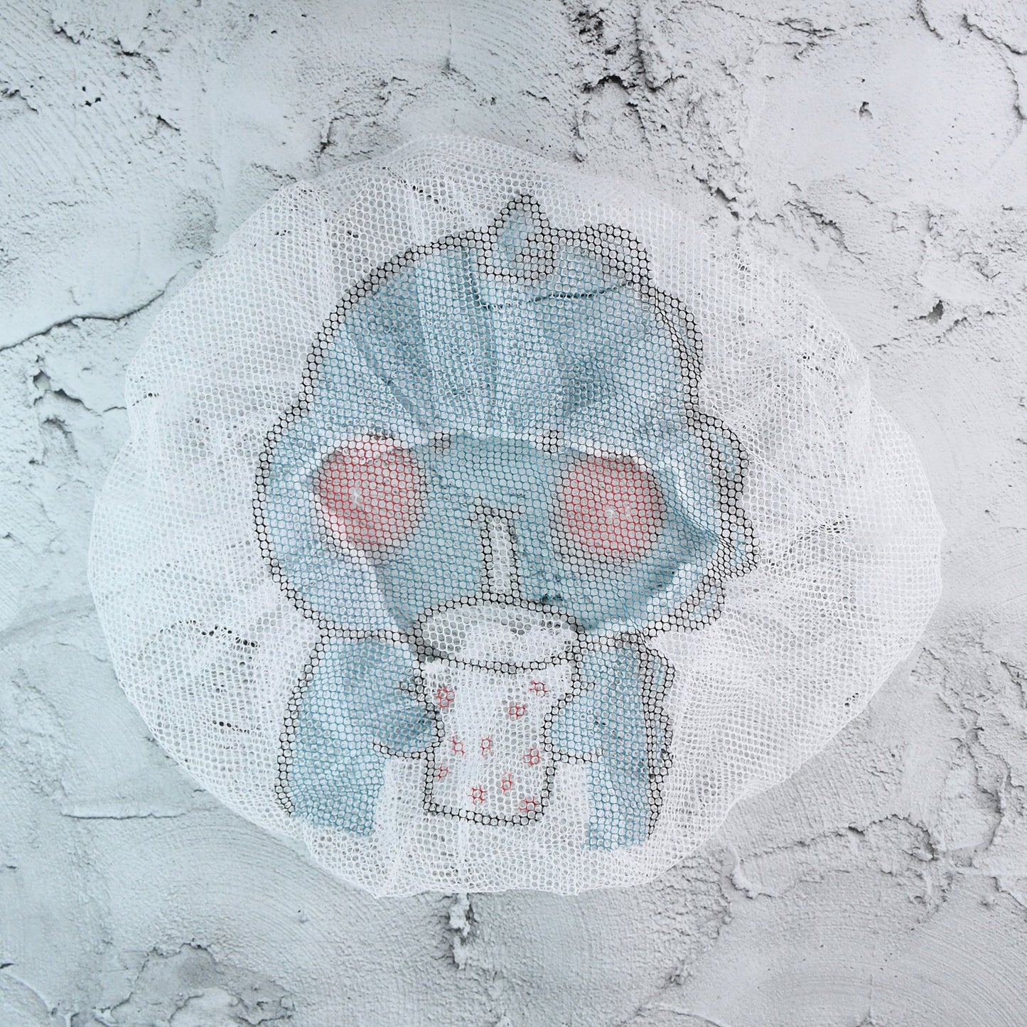 Cute Cartoon Character Fabric Mesh Fan Cover (1 Pc / Mix Design)