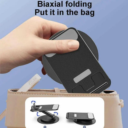 Rotating Foldable Mobile Stand – Height & Angle Adjustable Phone Holder for Desk (1 Pc)