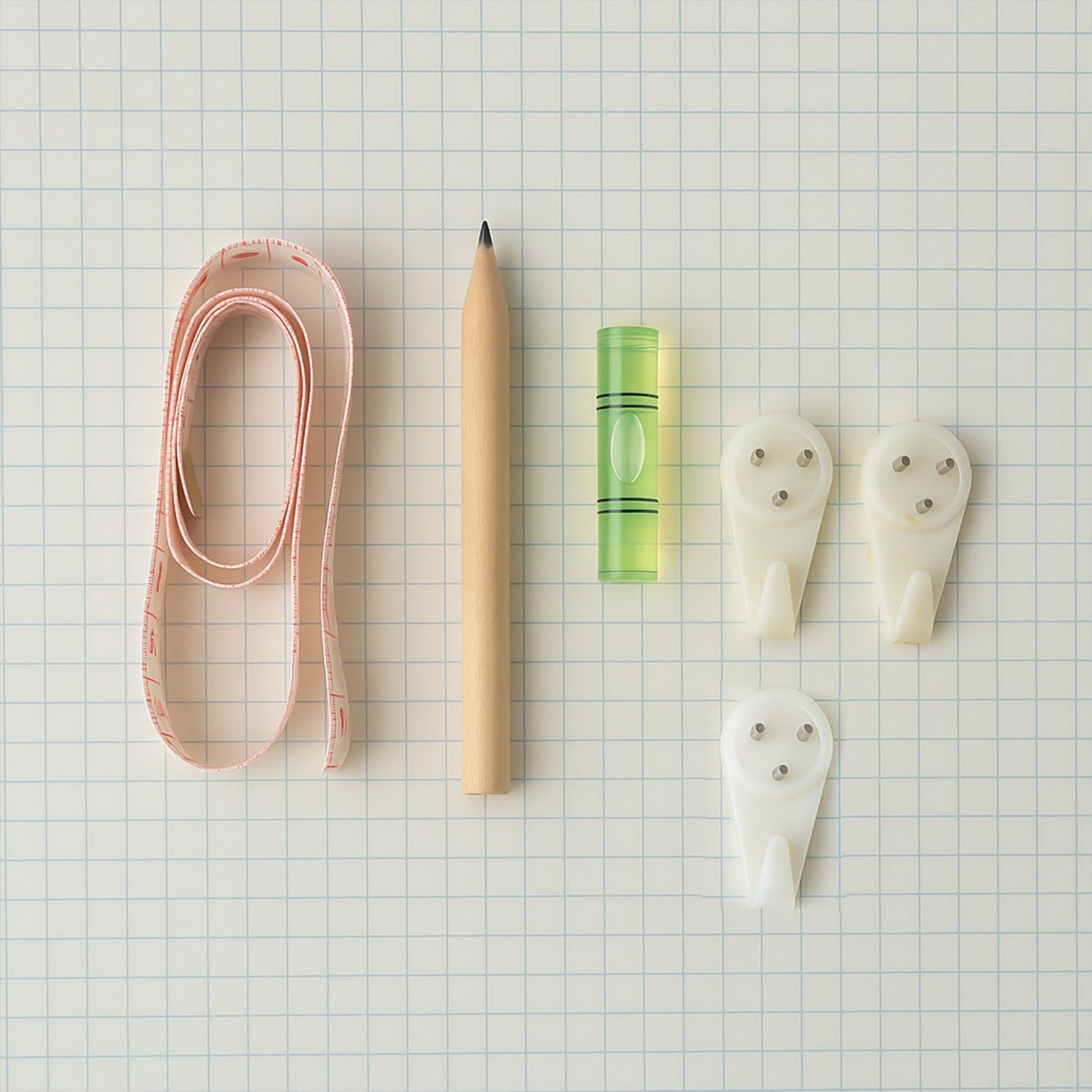 6-in-1 Wall Hanging & Measurement Tool Kit