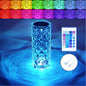Crystal Touch Night Light for Bedroom Decor (16 Colors, Remote, USB)
