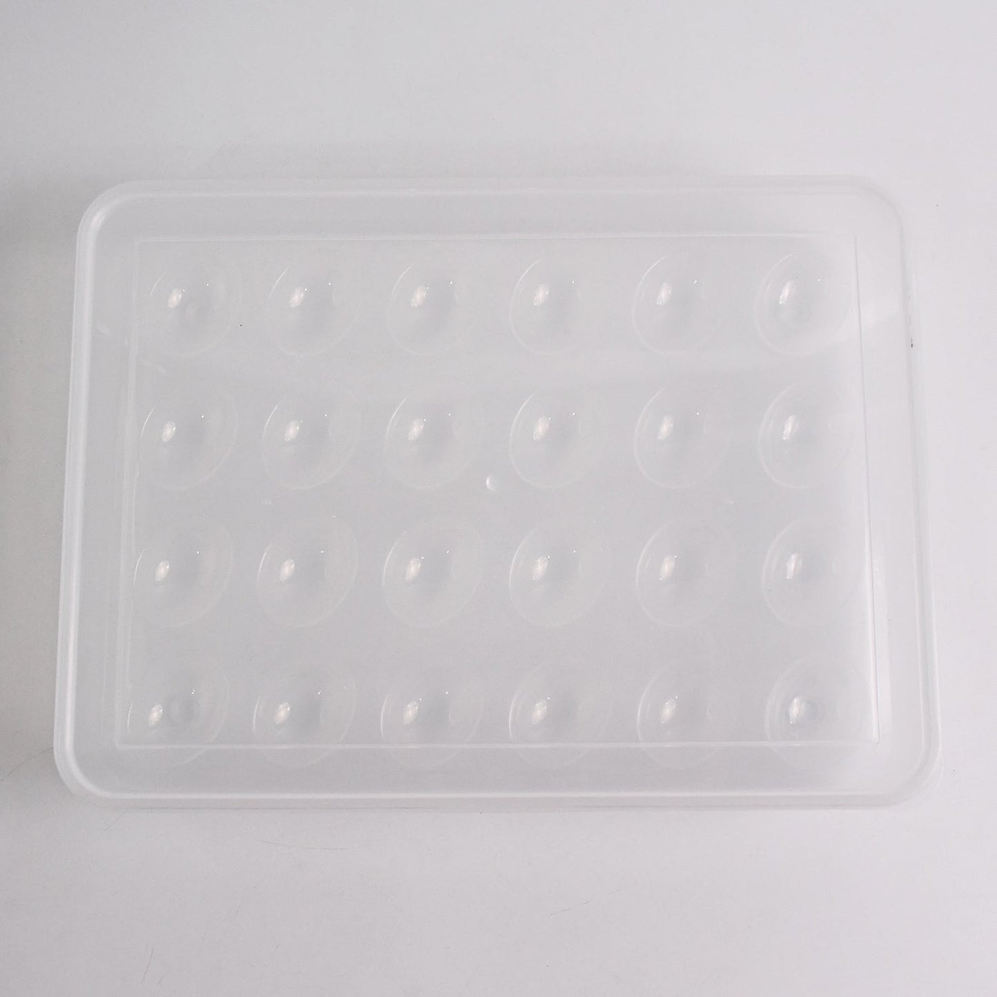 Plastic Egg 24 Grid Storage Container Holder for Refrigerator Egg Tray Holds 24 Eggs (1 Pc)