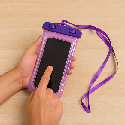 Pouch Cover Mobile Water Protector (1 Pc / Mix Color)