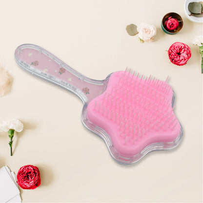 Cartoon Hair Brush Massage Shower Comb Blur Wet Salon Hair Brushes Hair Styling Tools, Glitter Comb, Soft & Smooth Brush, Mermaid Brush For Kids Return Gifts For Kids (1 Pc ), Hair accessories