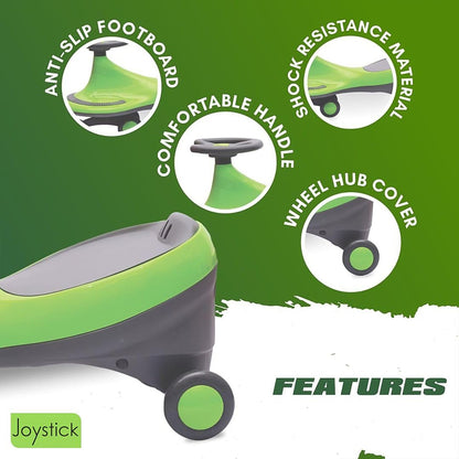 Premium Kids Play Swing Car Kids Ride on Toy (1 Pc / Mix Color)