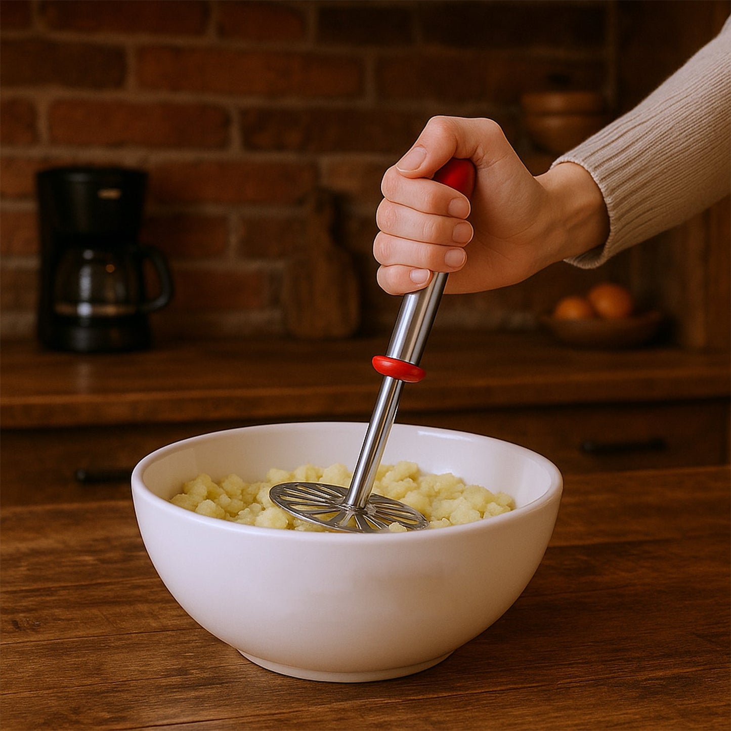 Stainless Steel Potato Masher, PauBhaji Masher