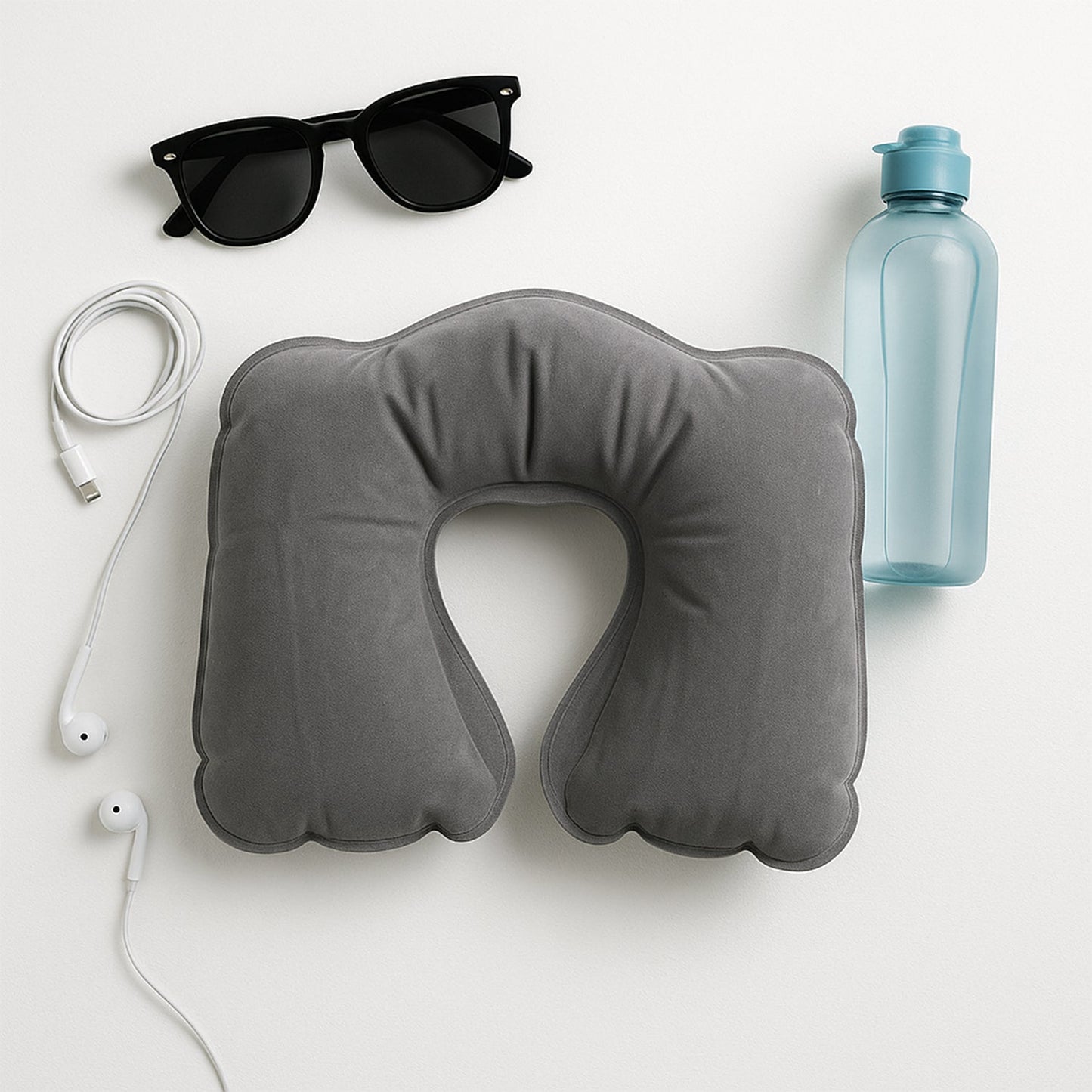 Inflatable Air-Filled Neck Pillow – U Design