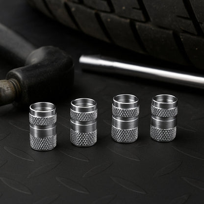 Tire Valve Stem Caps Fit for Genesis Cars. Air Valve Caps Suit for Most Car Truck SUV Wheel Accessories 4pcs Silver.