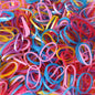 Multicolor Rubber Bands (Elastic & Reusable, Office & Home / 0.5 Inch 100GM), Hair accessories