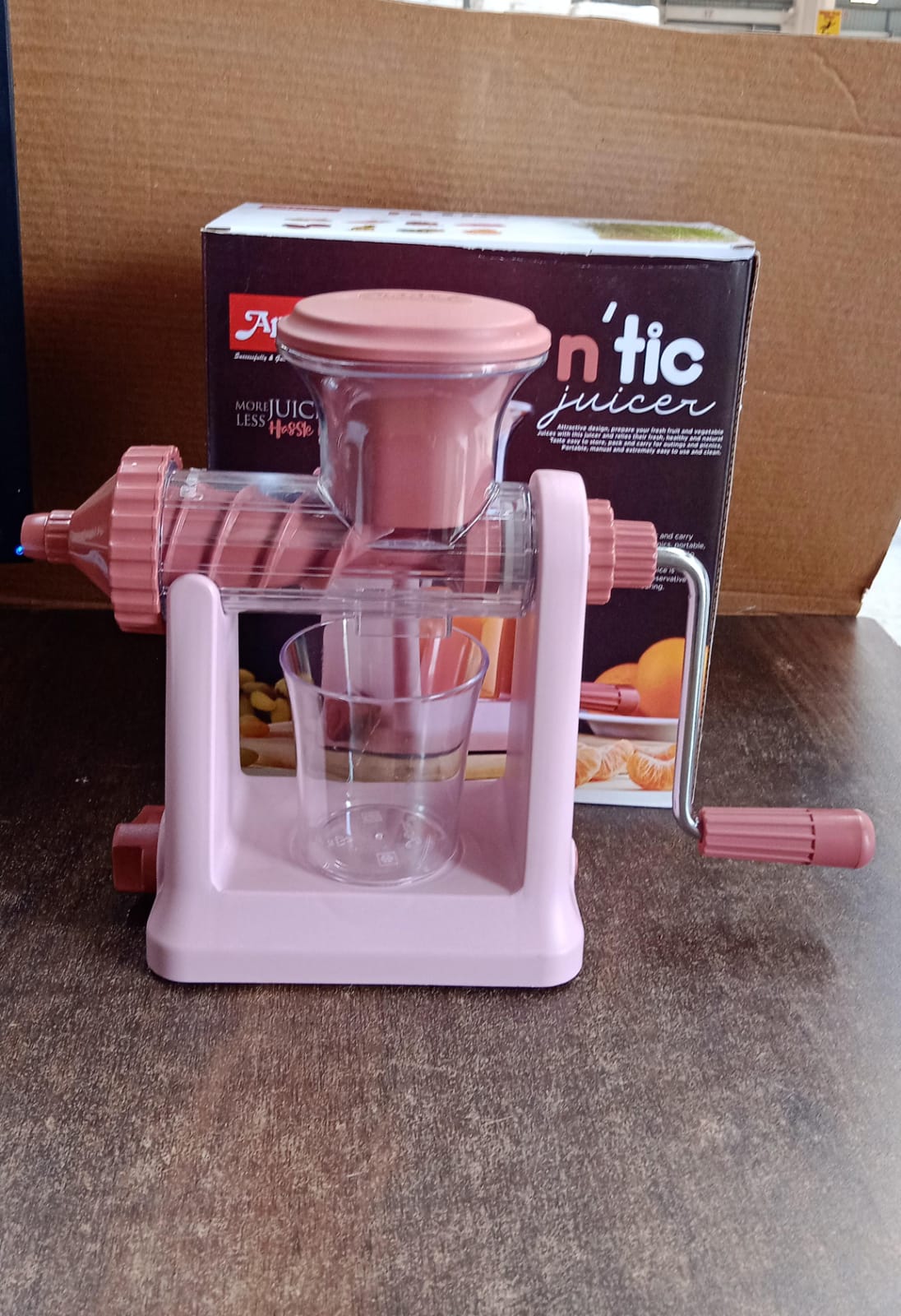Apex Heavy-Duty Manual Hand Juicer Machine Set