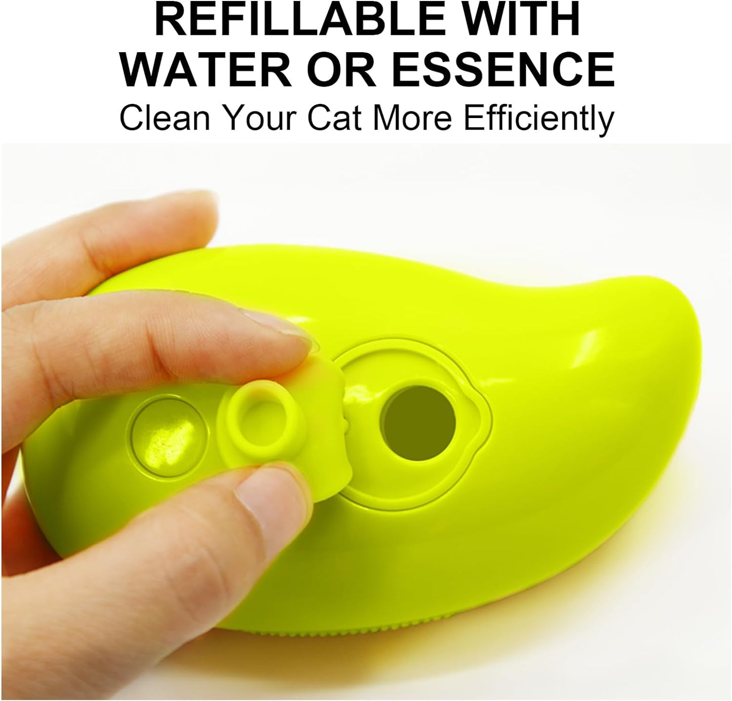 3-in-1 Cat Steamy Brush – Self-Cleaning Pet Grooming & Hair Removal Comb