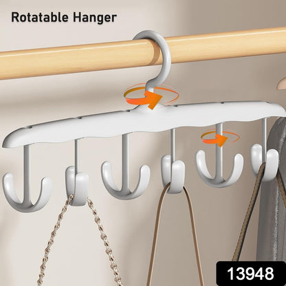 Rotatable Tank Top Hanger – Space Saving Closet Organizer for Dorms & Apartments (12-Hook)