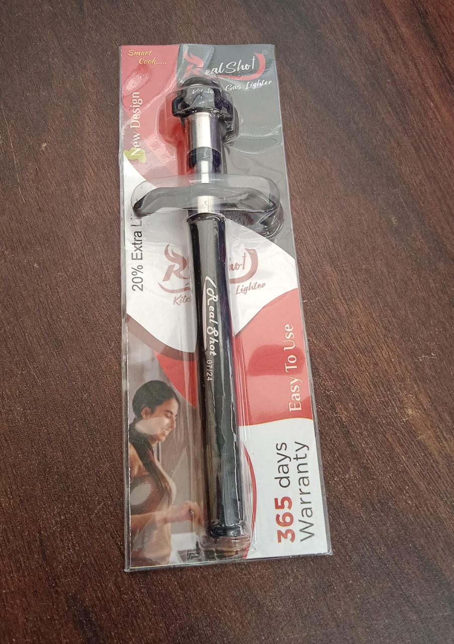 Stainless Steel Kitchen Gas Lighter - Durable, Long-Lasting for Stoves & Restaurants (1pc)