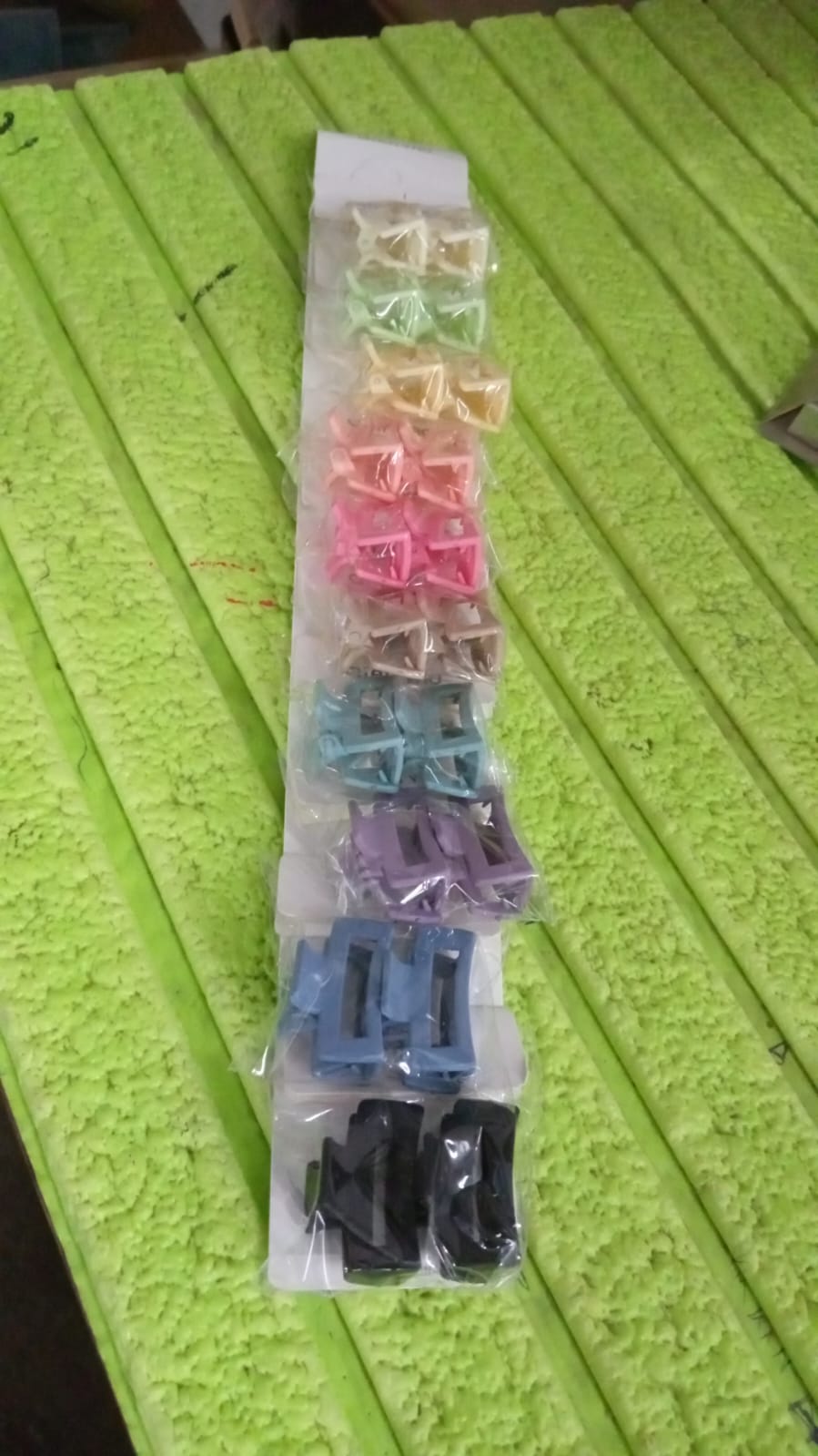 Matt Mini Hair Claw (2 Pc / Mix Colors), Hair accessories