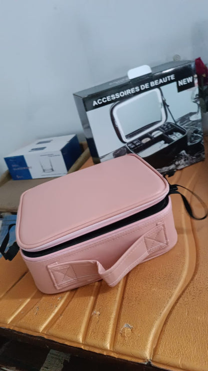 Premium LED Light Makeup Organizer Box