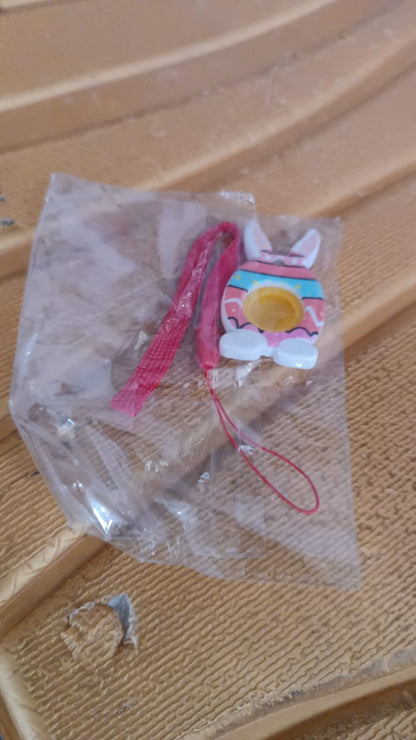 Cute Bunny-Shaped Pop It Fidget Toy Keychain (1 Pc)