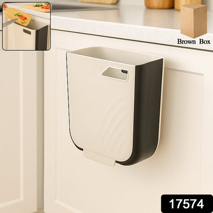 Portable Collapsible Hanging Trash Can for Kitchen & Car