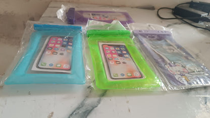 Pouch Cover Mobile Water Protector (1 Pc / Mix Color)