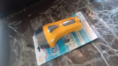 Rechargeable LED Torch Flashlight – High-Power Handheld Emergency Light with Built-in Plug