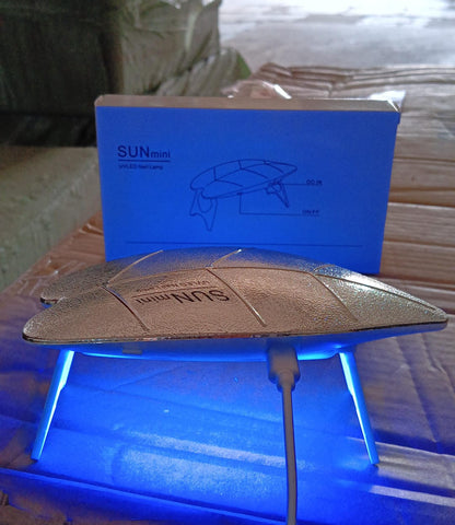 Mini Nail Lamp 6W UV LED Dryer – Compact USB Nail Dryer for Gel Polish, Nail Art, Home & Salon Use (1 Pc)