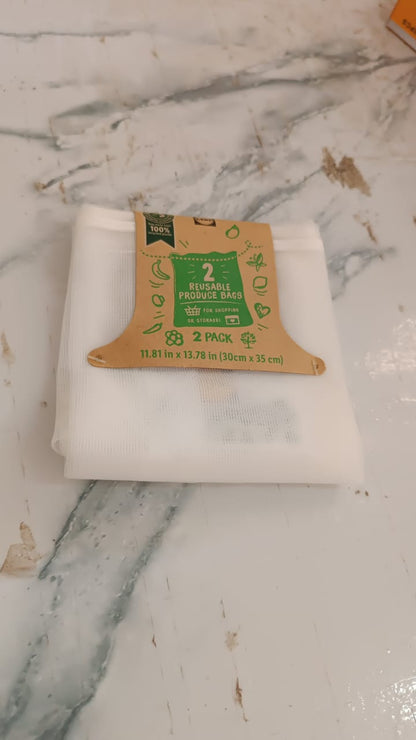 Reusable Mesh Produce Bags (2 Pc)