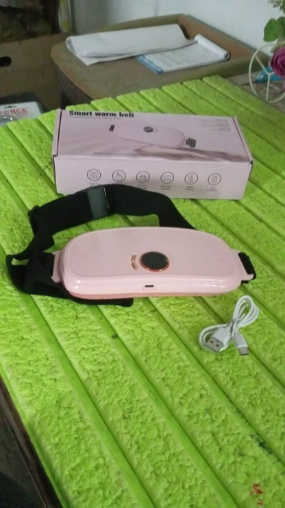 Rechargeable Smart Warm Palace Belt, Period Massager (1 Pc)