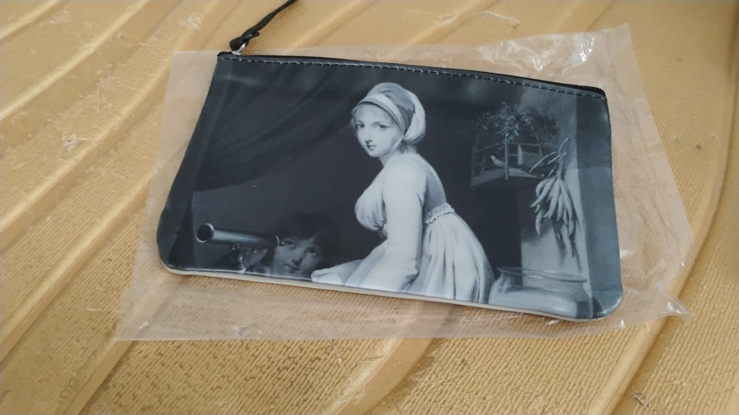 Stylish Multipurpose Makeup & Stationery Bag (19x12cm & 1pc)