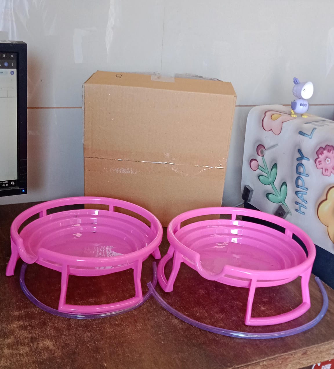 Plastic Water Pot Stand Set (2 Pc)